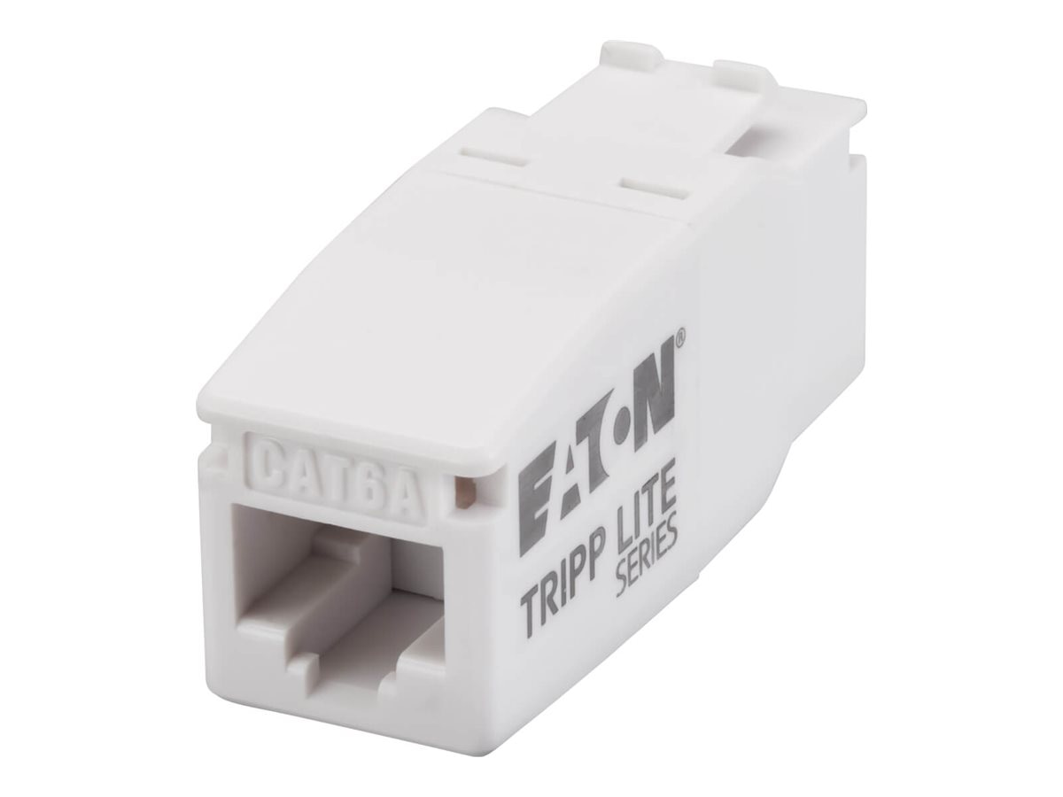Eaton Tripp Lite Series keystone coupler - TAA Compliant - white