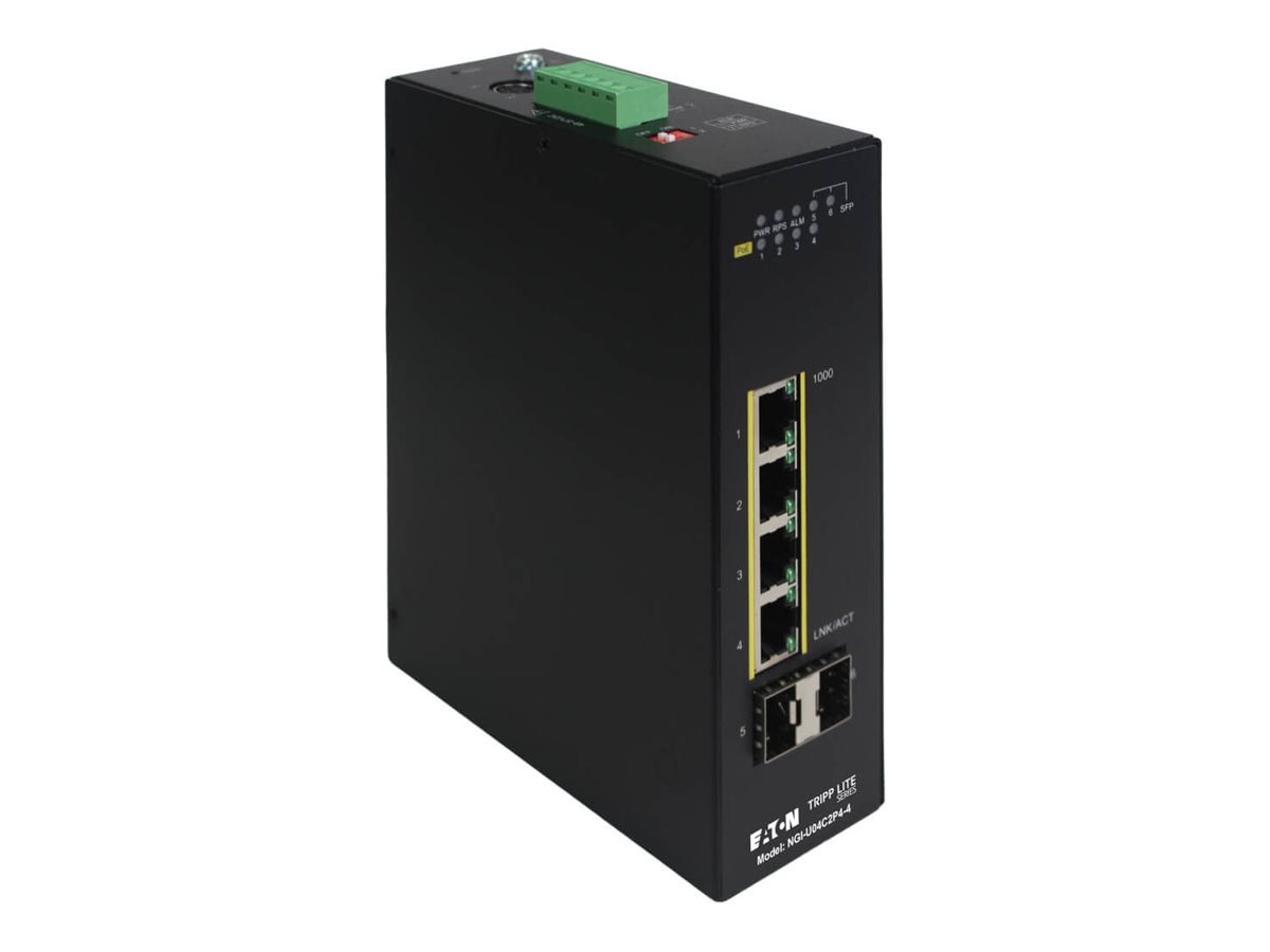 Eaton Tripp Lite series - switch - industrial, -10 to 60°C - 4 ports - unma
