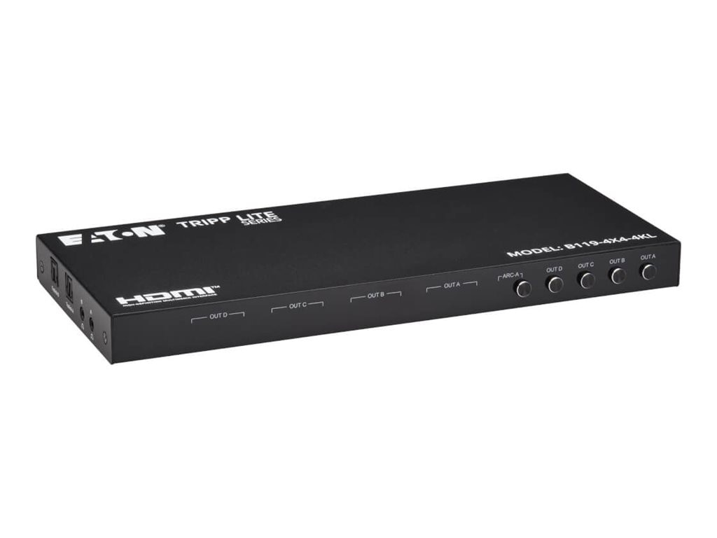 Eaton Tripp Lite series - video switch - matrix, remote control and multi-r