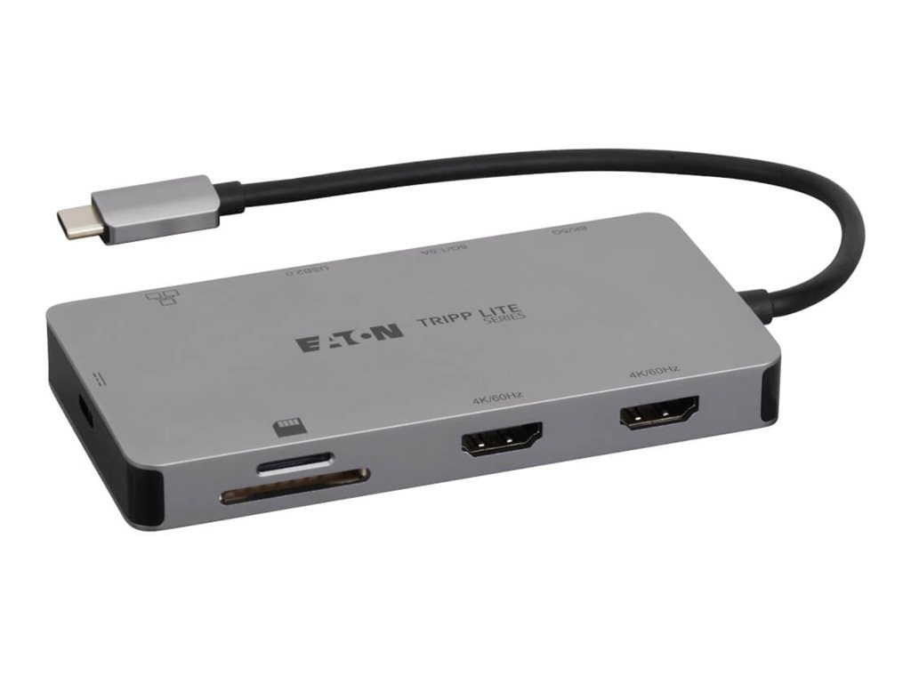 Eaton Tripp Lite Series - docking station - USB-C - 2 x HDMI, USB-C - 1GbE