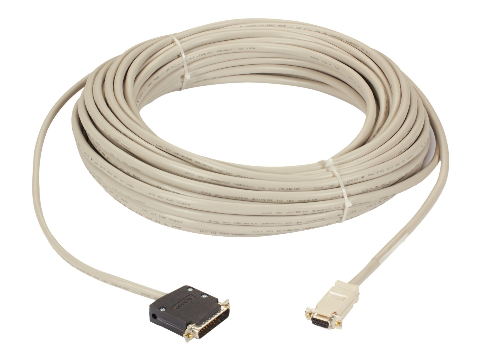 Black Box Premium - modem cable - DB-9 to DB-25 - 82 ft