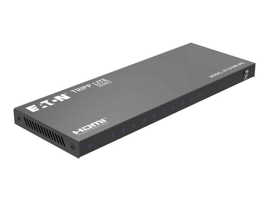 Tripp Lite B118 Series - 8-Port HDMI Splitter - 4K 60 Hz - HDCP 2.2