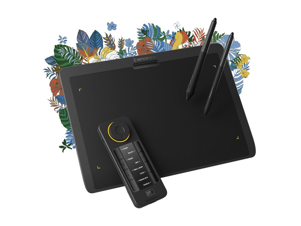 Xencelabs - digitizer - USB-C - carbon black - with Quick Keys