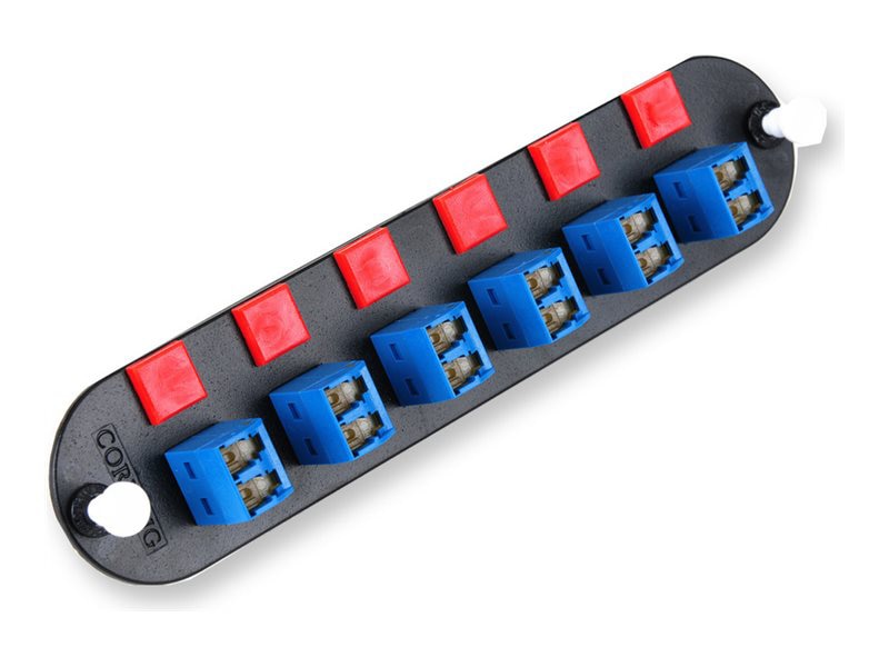 Corning Closet Connector Housing patch panel - OM3/OM4, shuttered