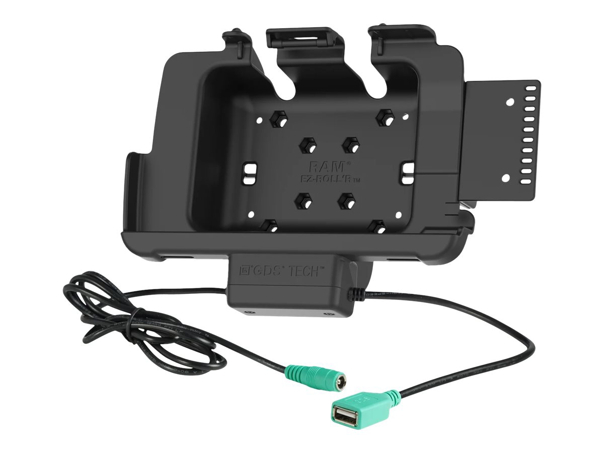 RAM Tough-Dock car charging holder - power + data - USB, Pogo