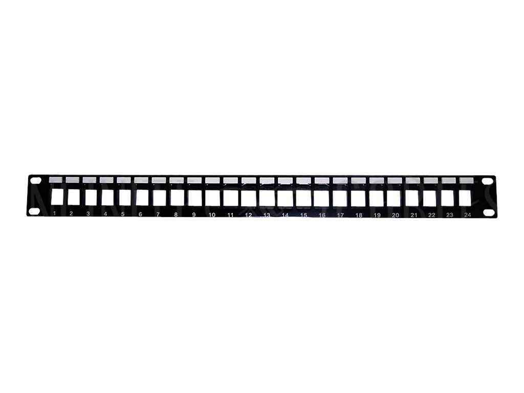 Infinite Cables patch panel (blank) - 1U - 19"