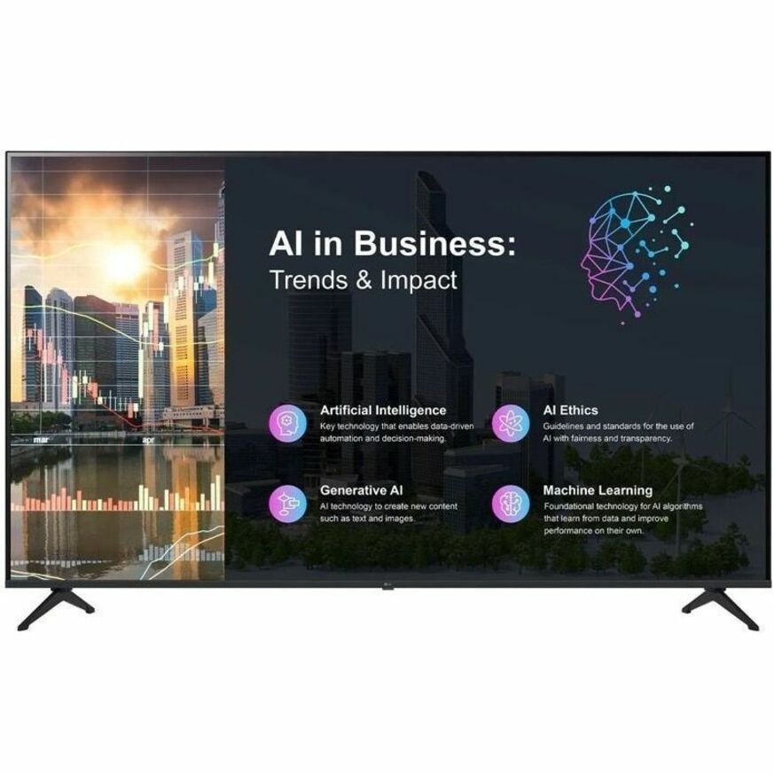 LG 43" PK640S Series UHD Signage TV with webOS 25 & Easy Content Management