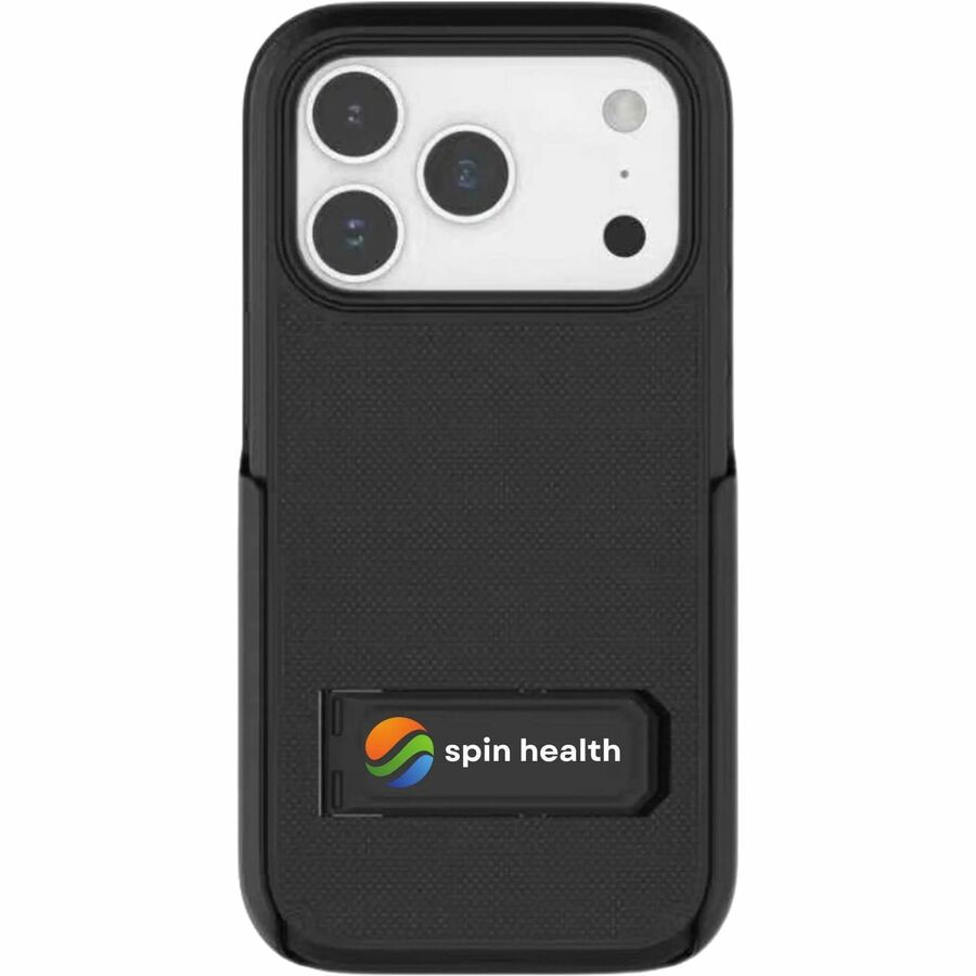 NK Rugged Clip Case for iPhone 17 - Black (with Logo)