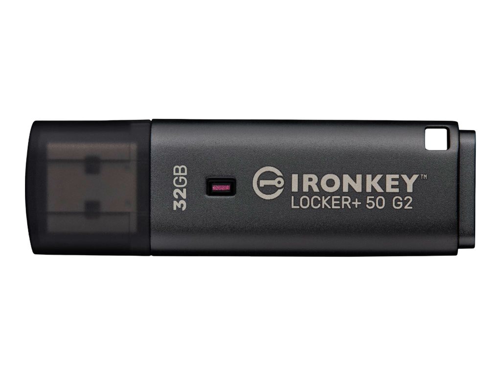 Kingston IronKey Locker+ 50 G2 - USB flash drive - 32 GB - TAA Compliant