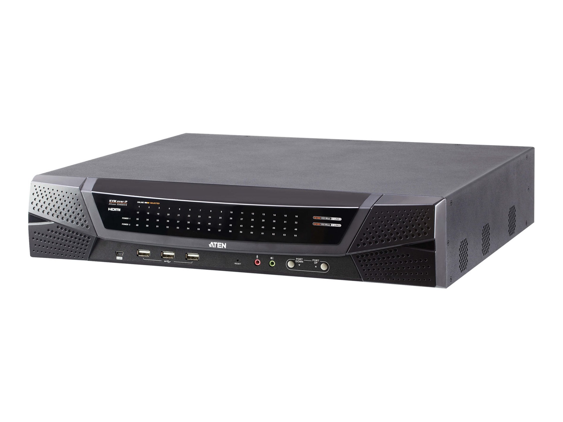 ATEN KN4064VB - KVM / audio switch - multi-interface - 64 ports - rack-moun