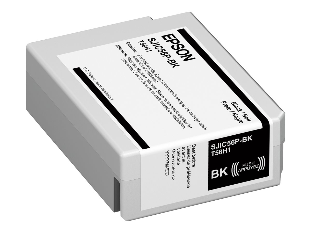Epson SJIC56P-BK - black gloss - original - ink cartridge