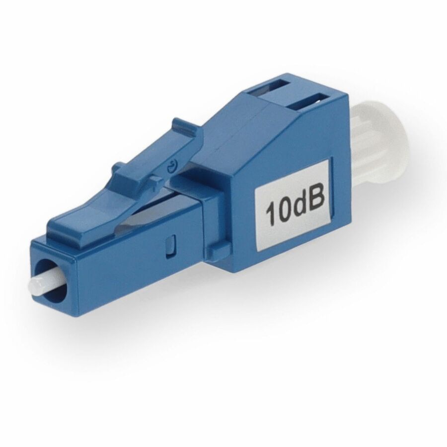 Proline 2-Pack of 10dB fixed LC Male to LC Female OS1 SMF Simplex Fiber Att