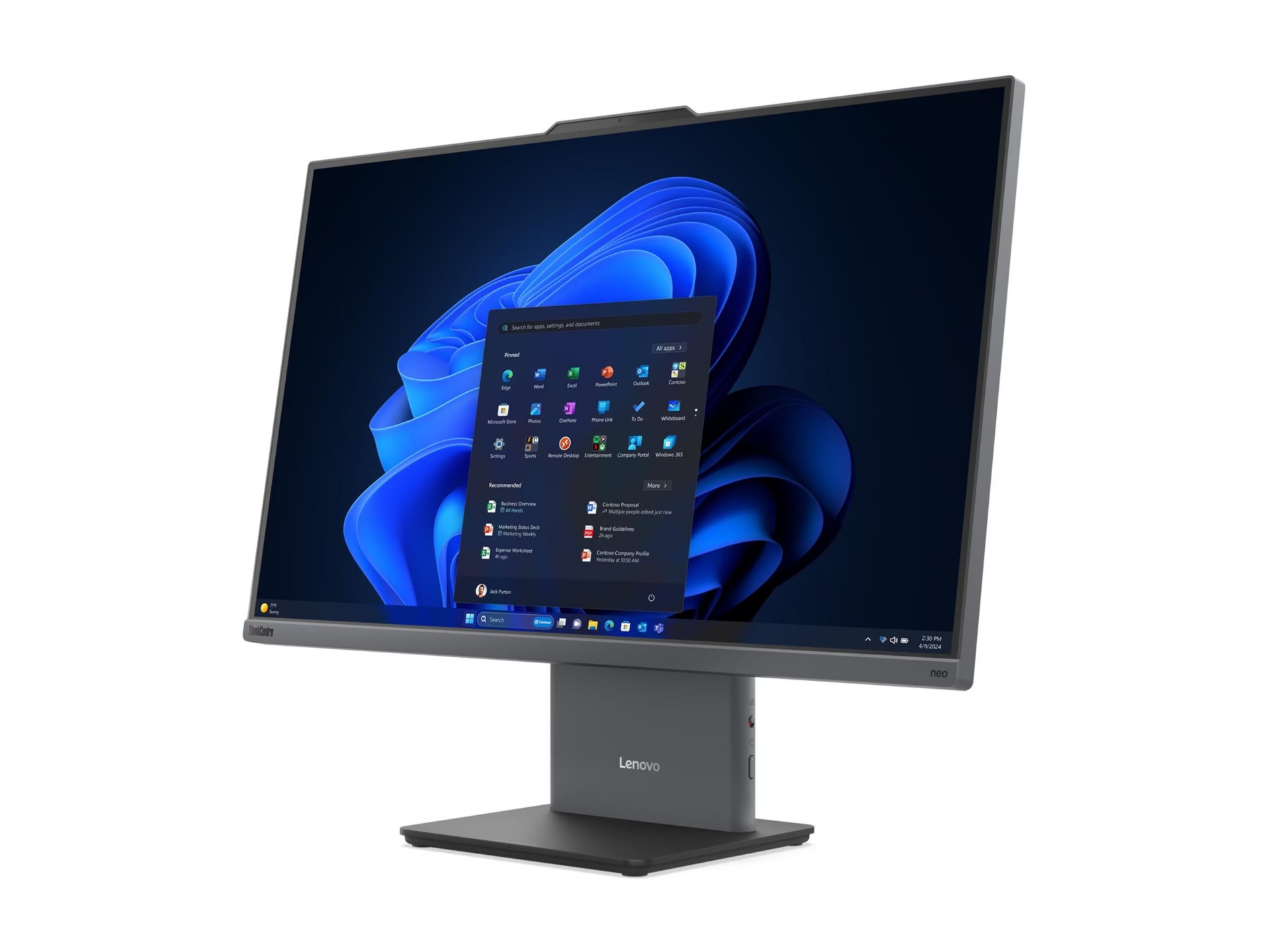 Lenovo ThinkCentre neo 50a 24 Gen 6 LNL - all-in-one Core Ultra 7 256V - 16