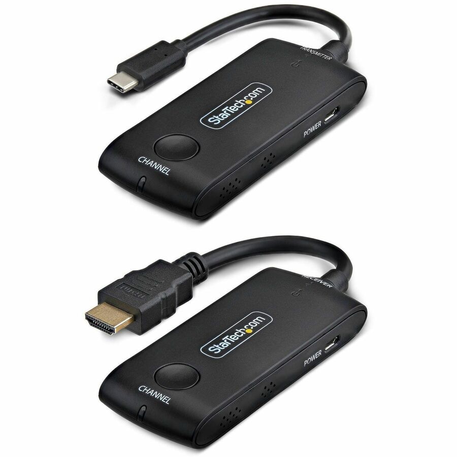 StarTech Wireless USB-C to HDMI Extender 4K 60Hz, 65ft Range, USB Powered,