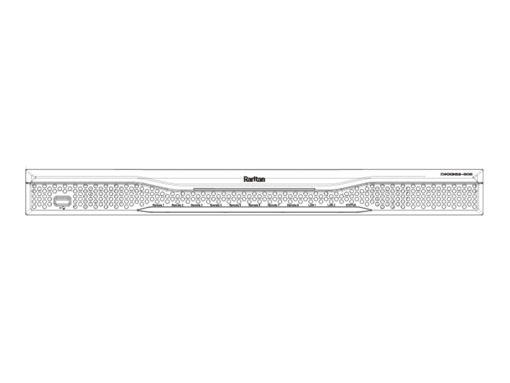 Raritan Dominion KX III G2 DKX3G2-808 - KVM switch - 8 ports - rack-mountab