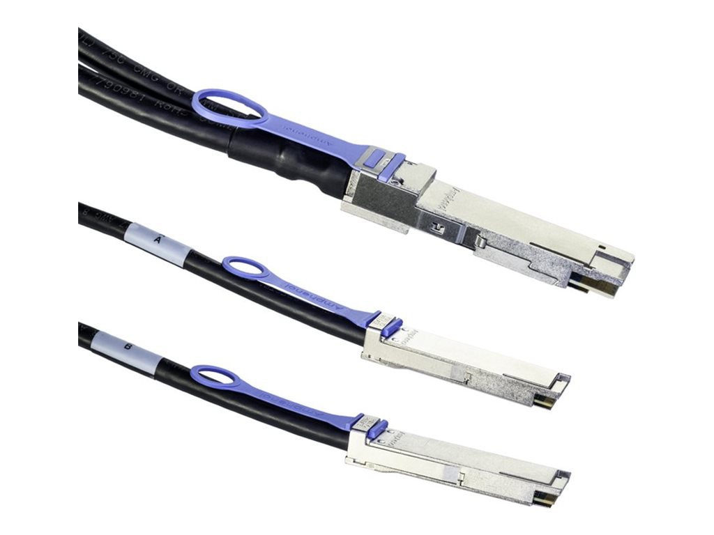Amphenol 400GBase-CU direct attach cable - 10 ft