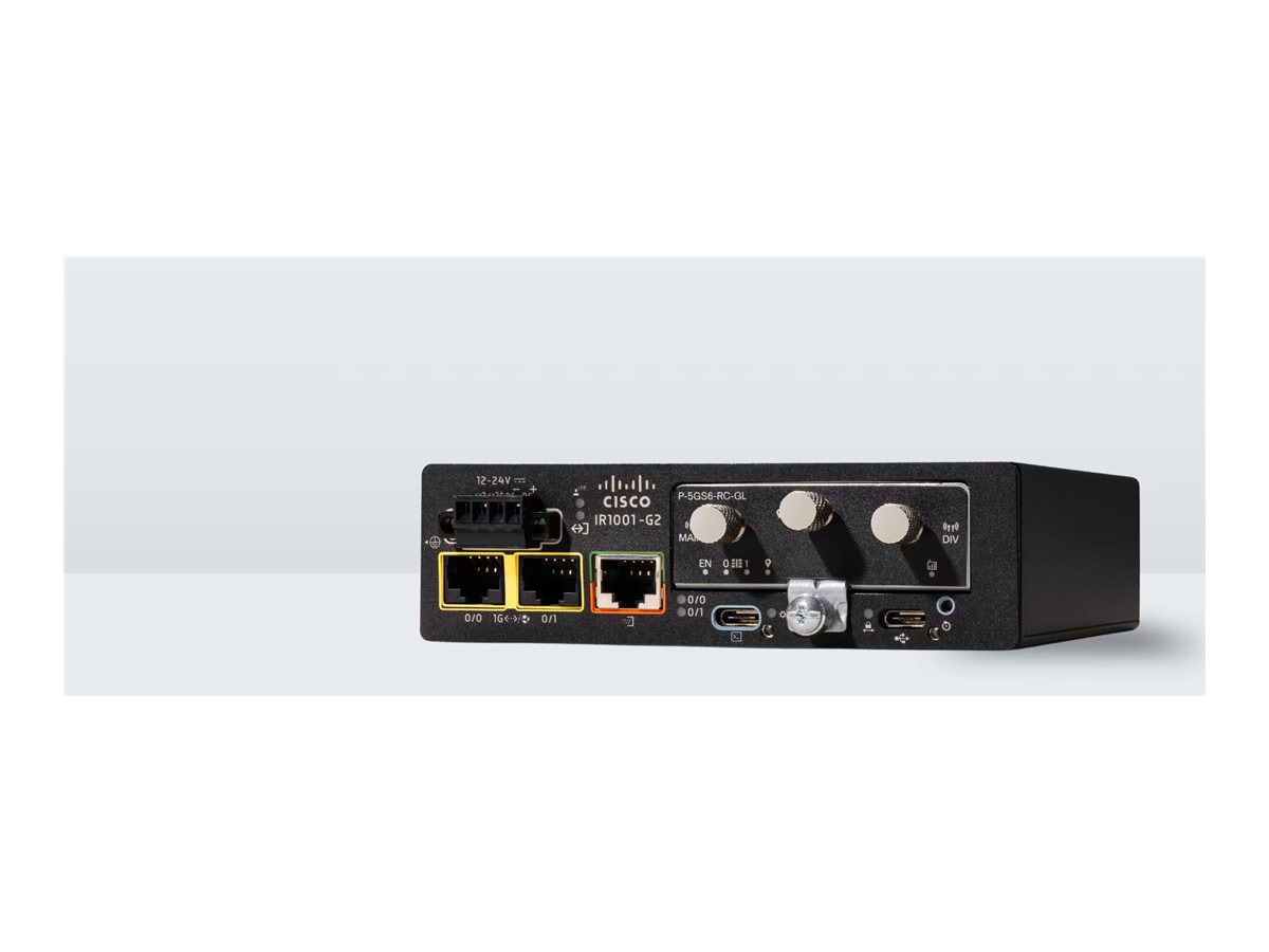 Cisco IR1000 Rugged Series IR1001-G2 - router - 4G, 5G - panel-mountable, w