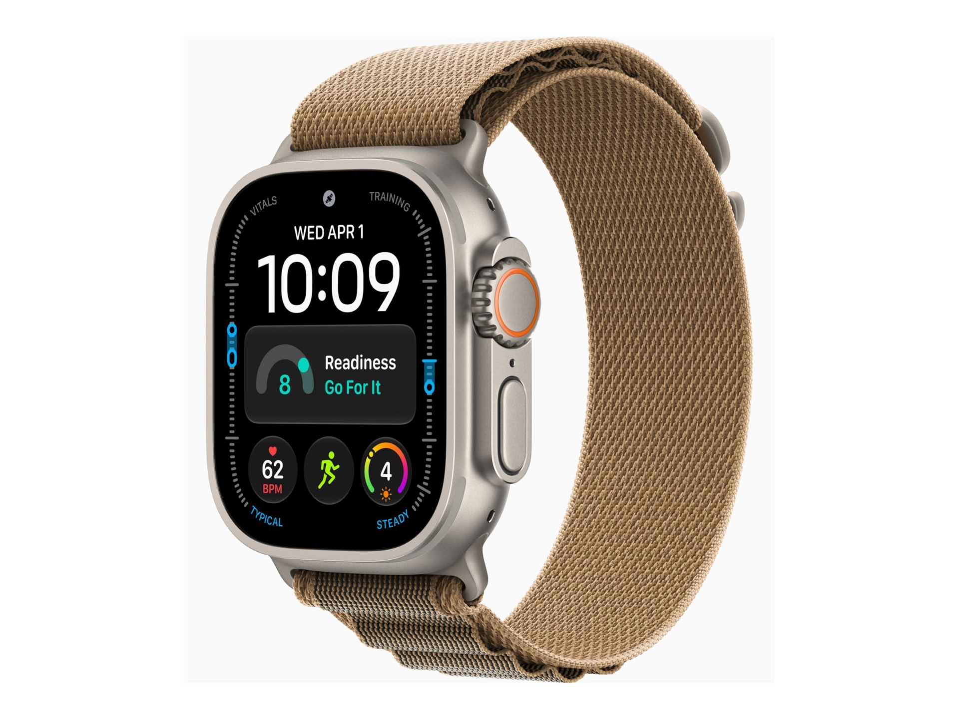 Apple Watch Ultra 4 - GPS + Cellular - 49mm - Natural Titanium Case with De