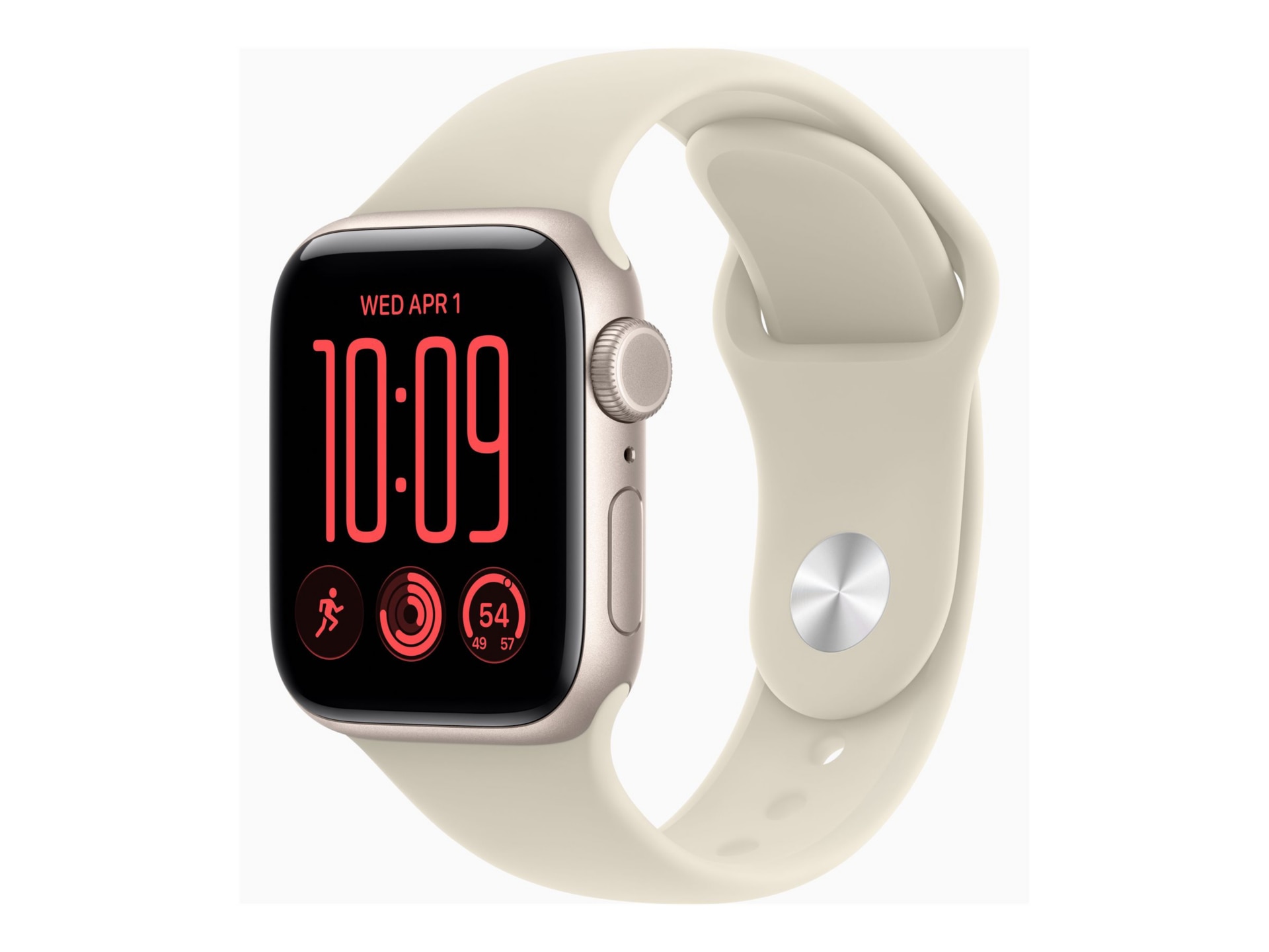 Apple Watch SE 3 - GPS + Cellular - 40mm - Starlight Aluminum Case with San
