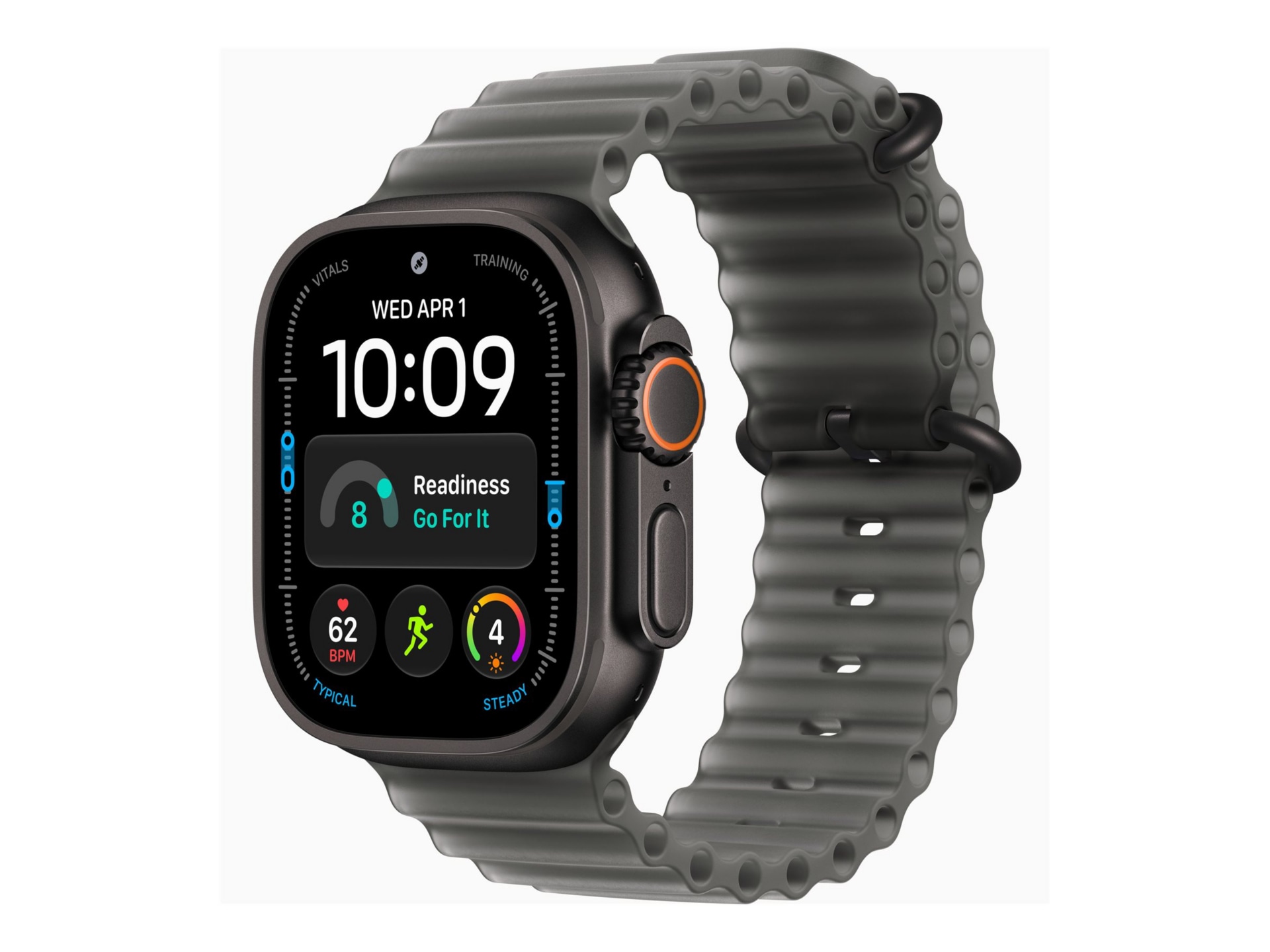 Apple Watch Ultra 4 - GPS + Cellular - 49mm - Black Titanium Case with Tran