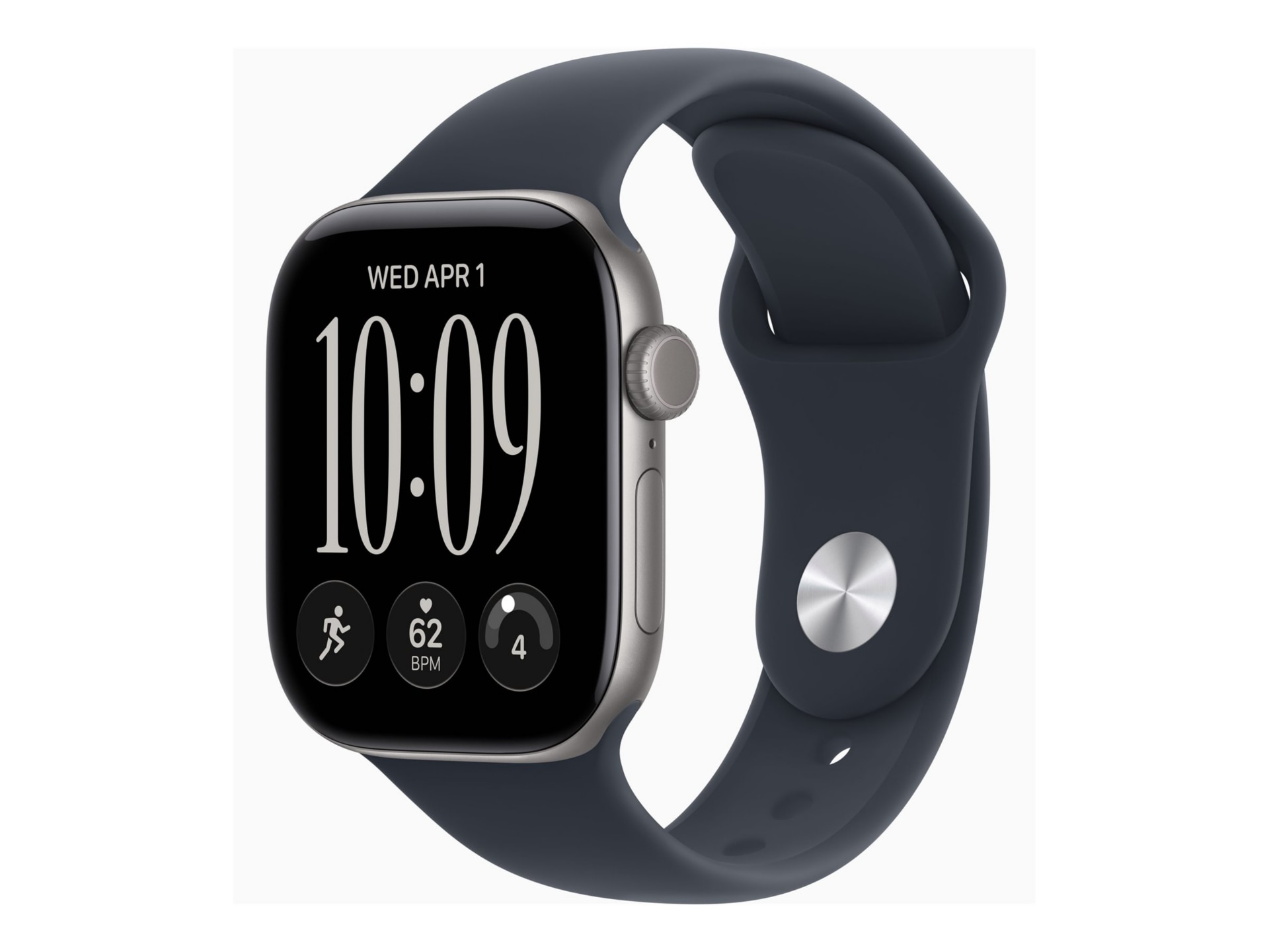 Apple Watch Series 12 - GPS - 42mm - Space Gray Aluminum Case with Navy Blu