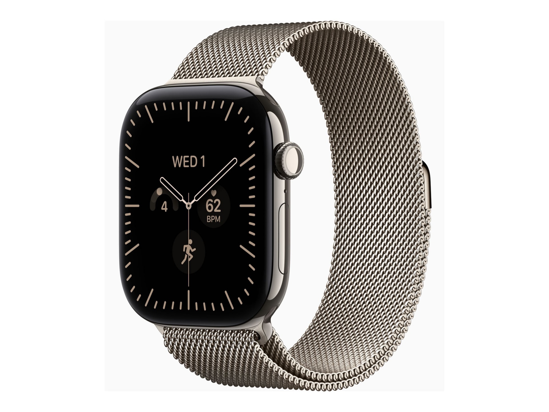 Apple Watch Series 12 - GPS + Cellular - 46mm - Natural Titanium Case with