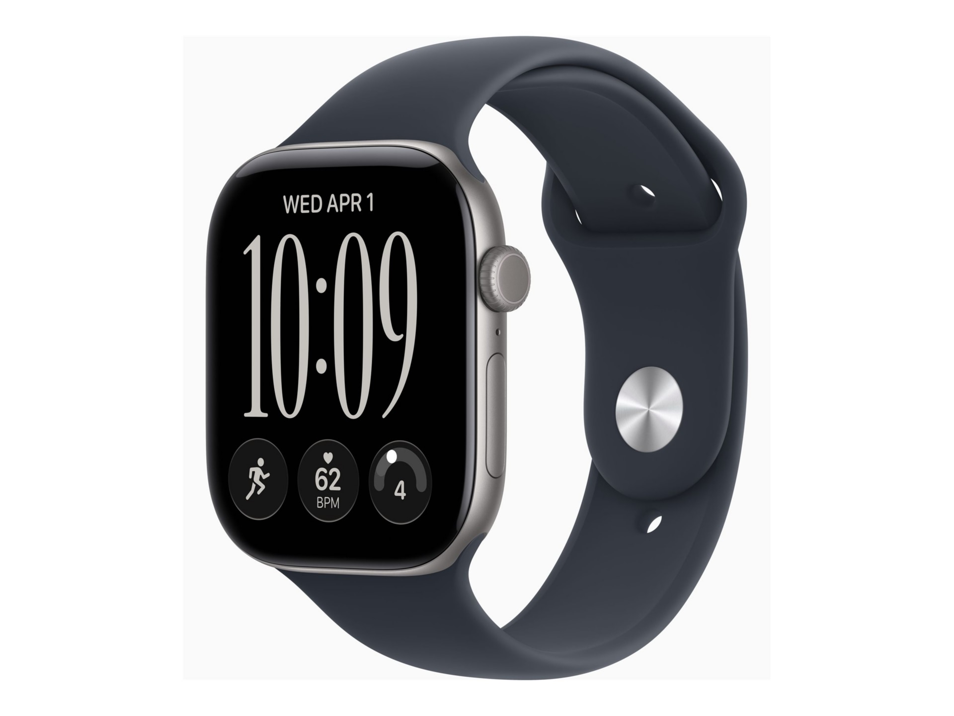 Apple Watch Series 12 - GPS - 46mm - Space Gray Aluminum Case with Navy Blu