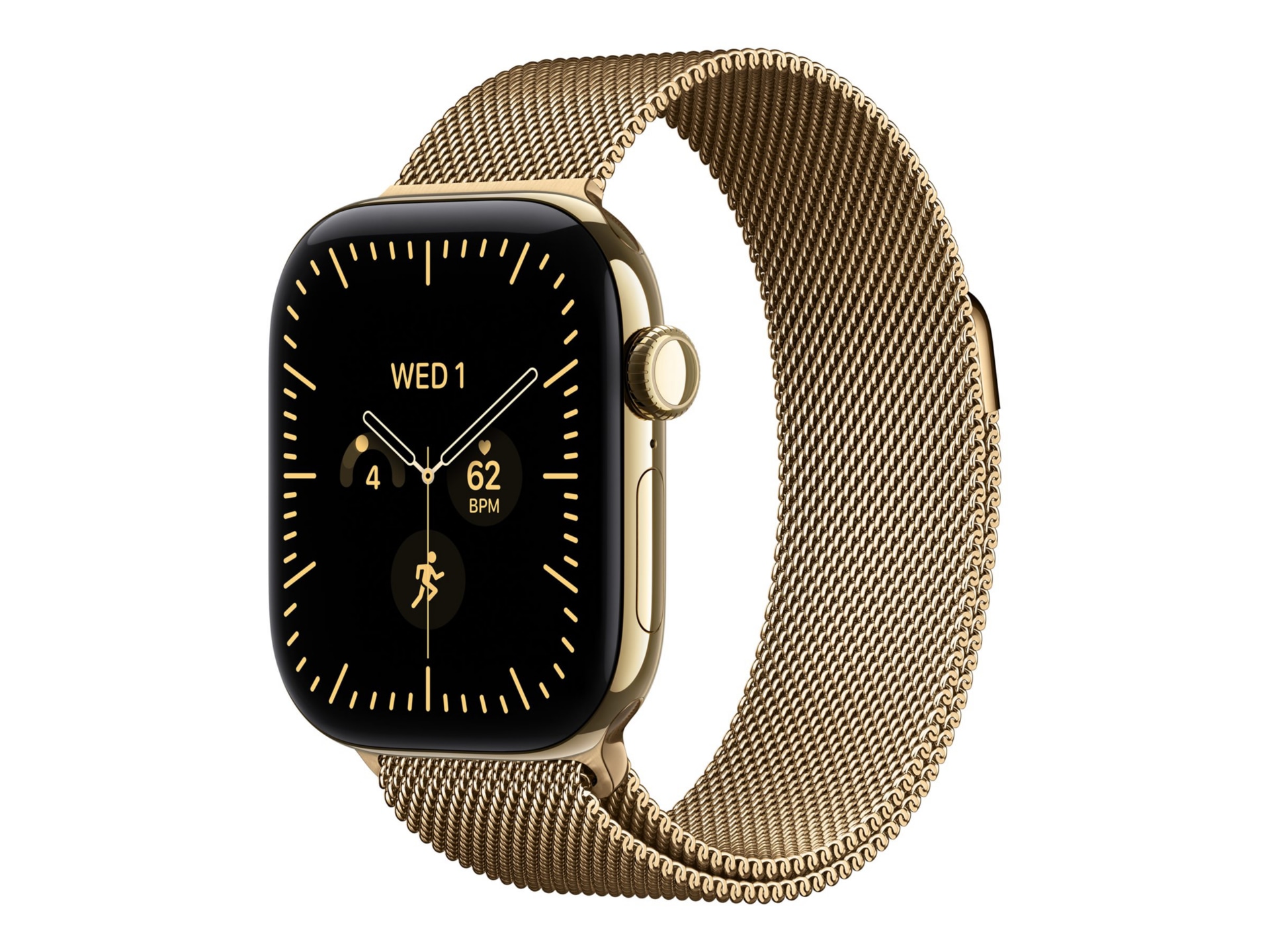 Apple Watch Series 12 - GPS + Cellular - 42mm - Radiant Gold Titanium Case