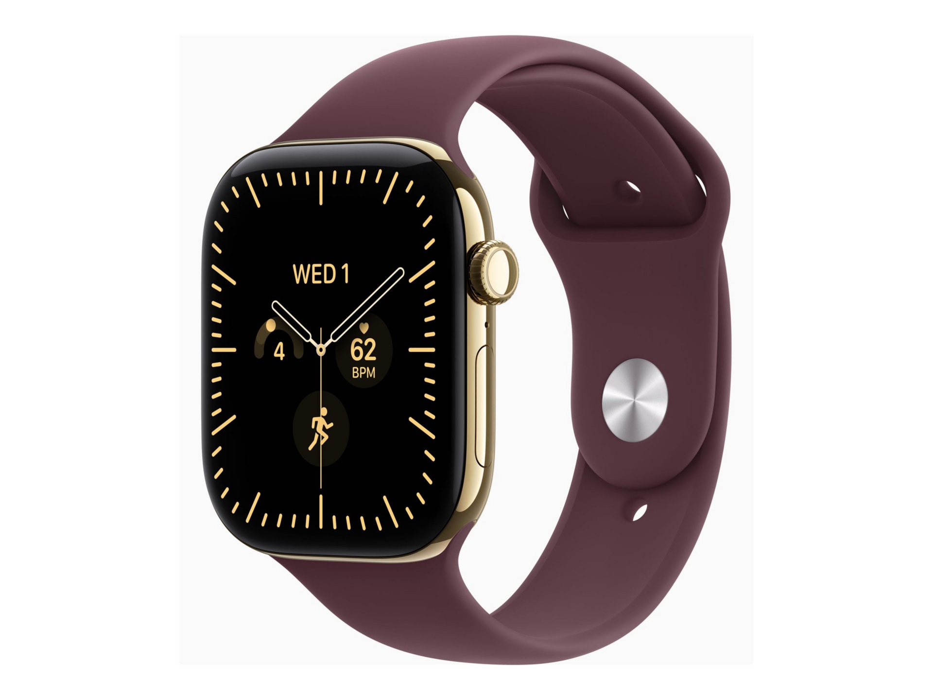 Apple Watch Series 12 - GPS + Cellular - 46mm - Radiant Gold Titanium Case