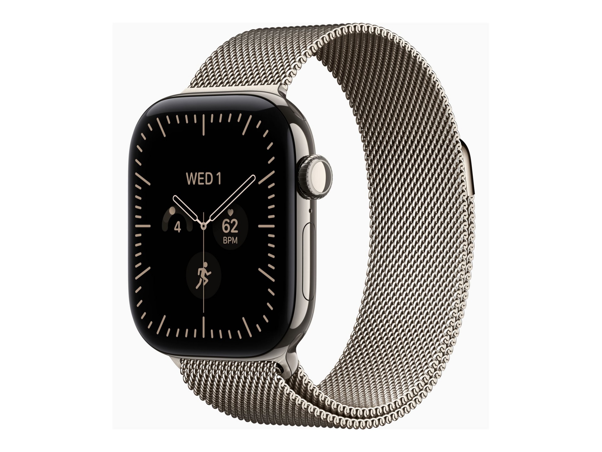 Apple Watch Series 12 - GPS + Cellular - 42mm - Natural Titanium Case with