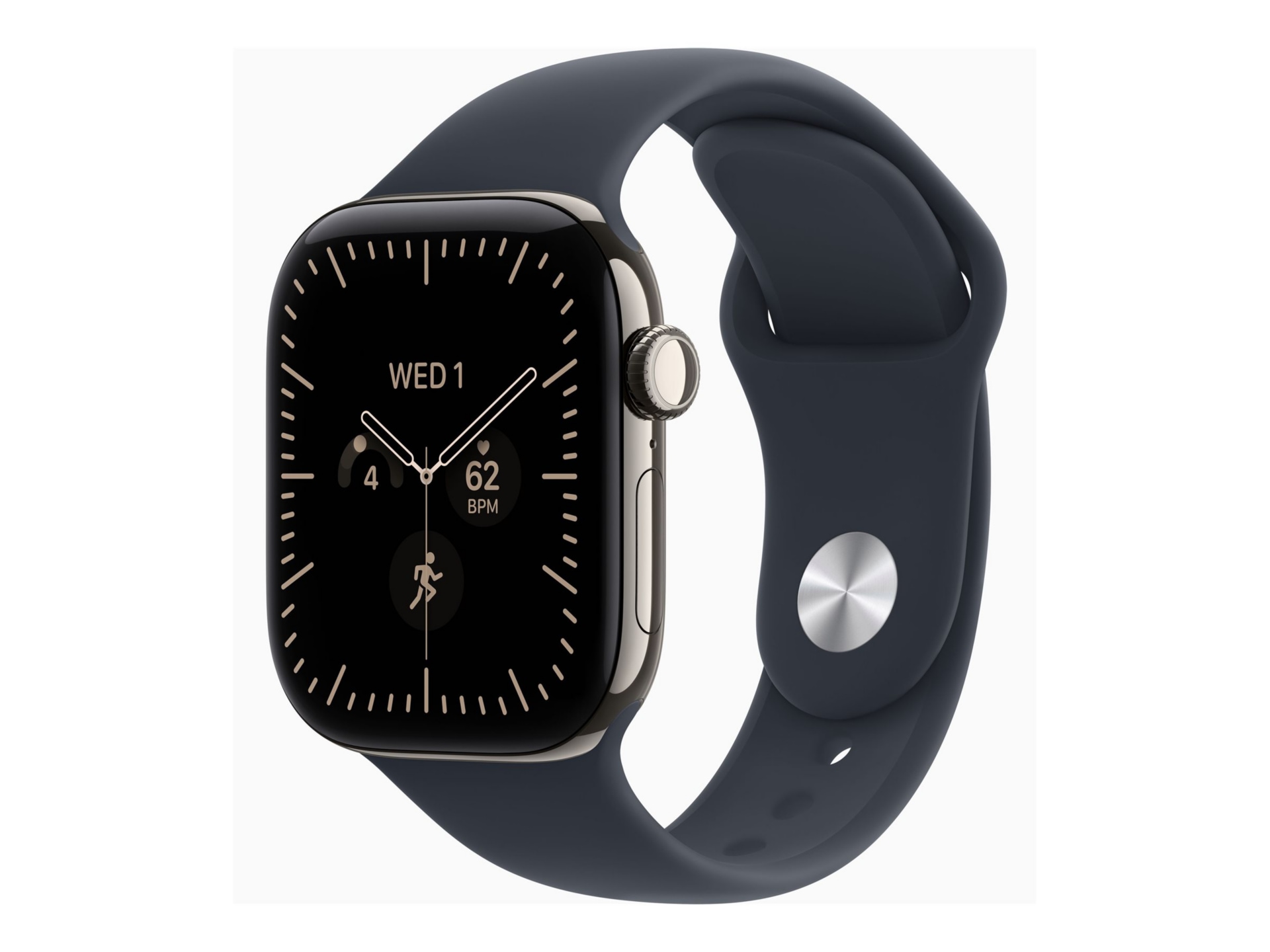 Apple Watch Series 12 - GPS + Cellular - 42mm - Natural Titanium Case with