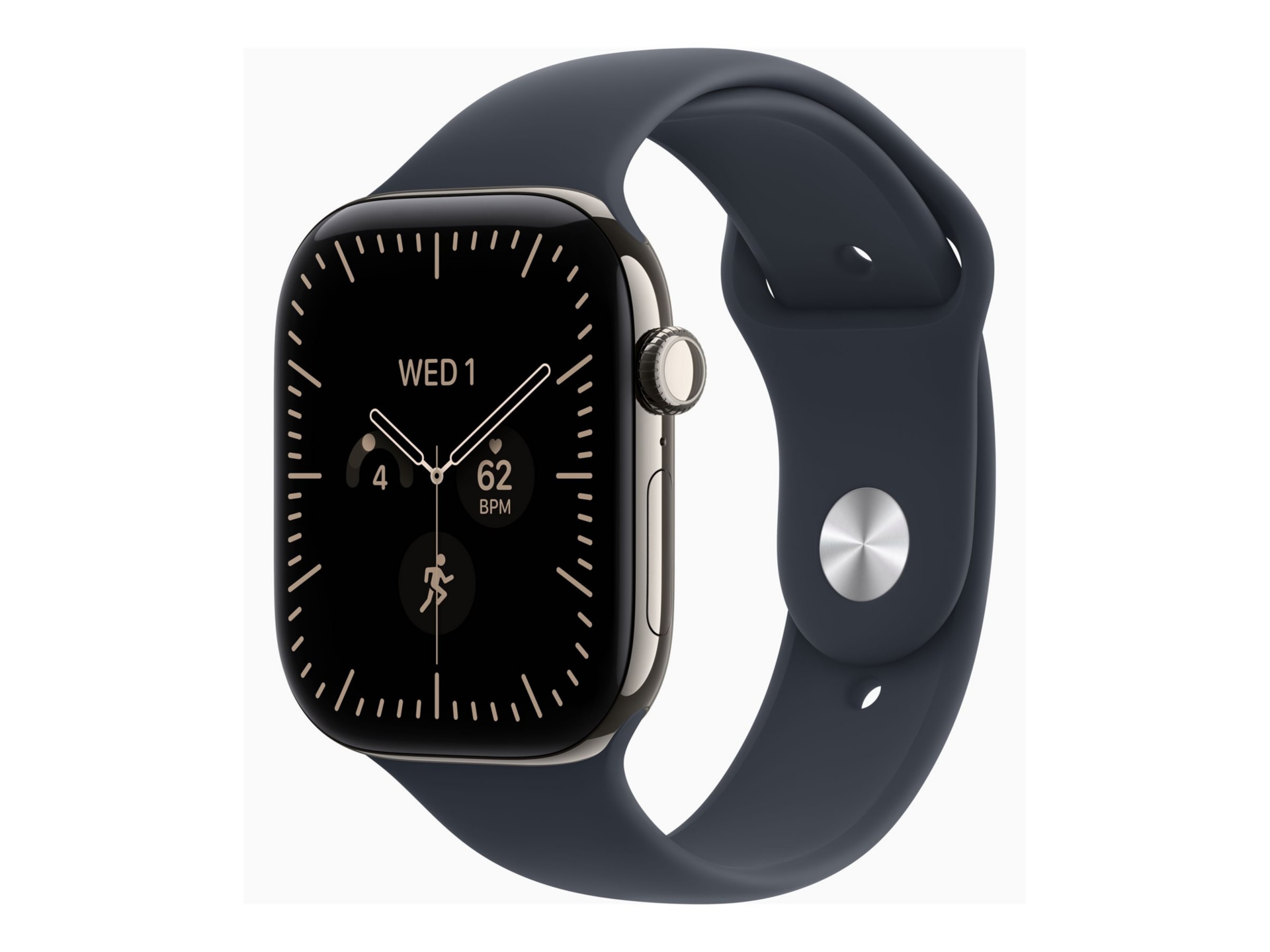 Apple Watch Series 12 - GPS + Cellular - 46mm - Natural Titanium Case with