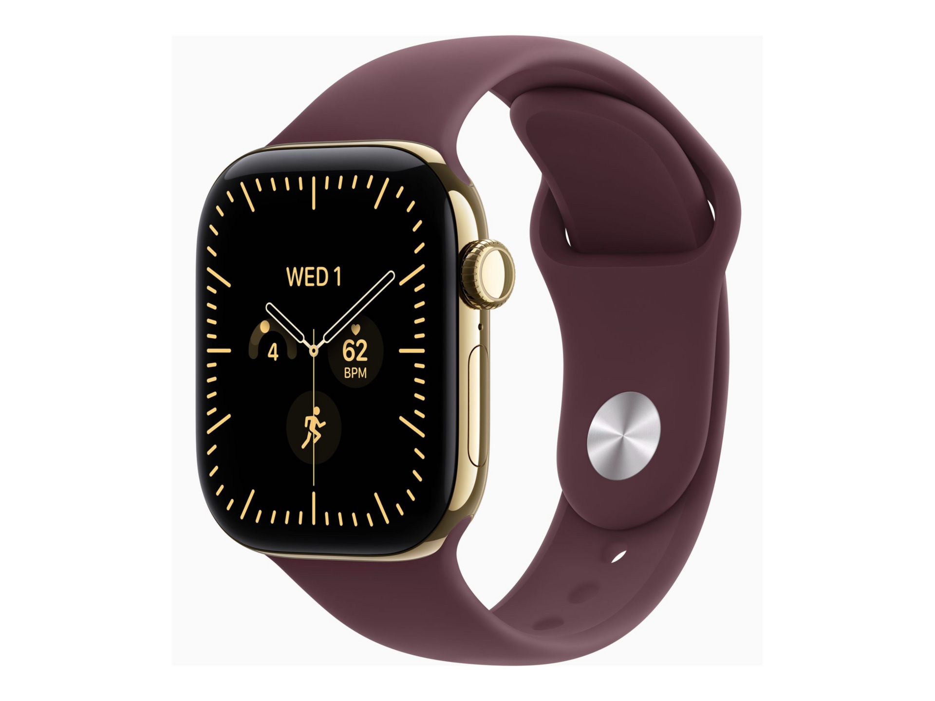 Apple Watch Series 12 - GPS + Cellular - 42mm - Radiant Gold Titanium Case