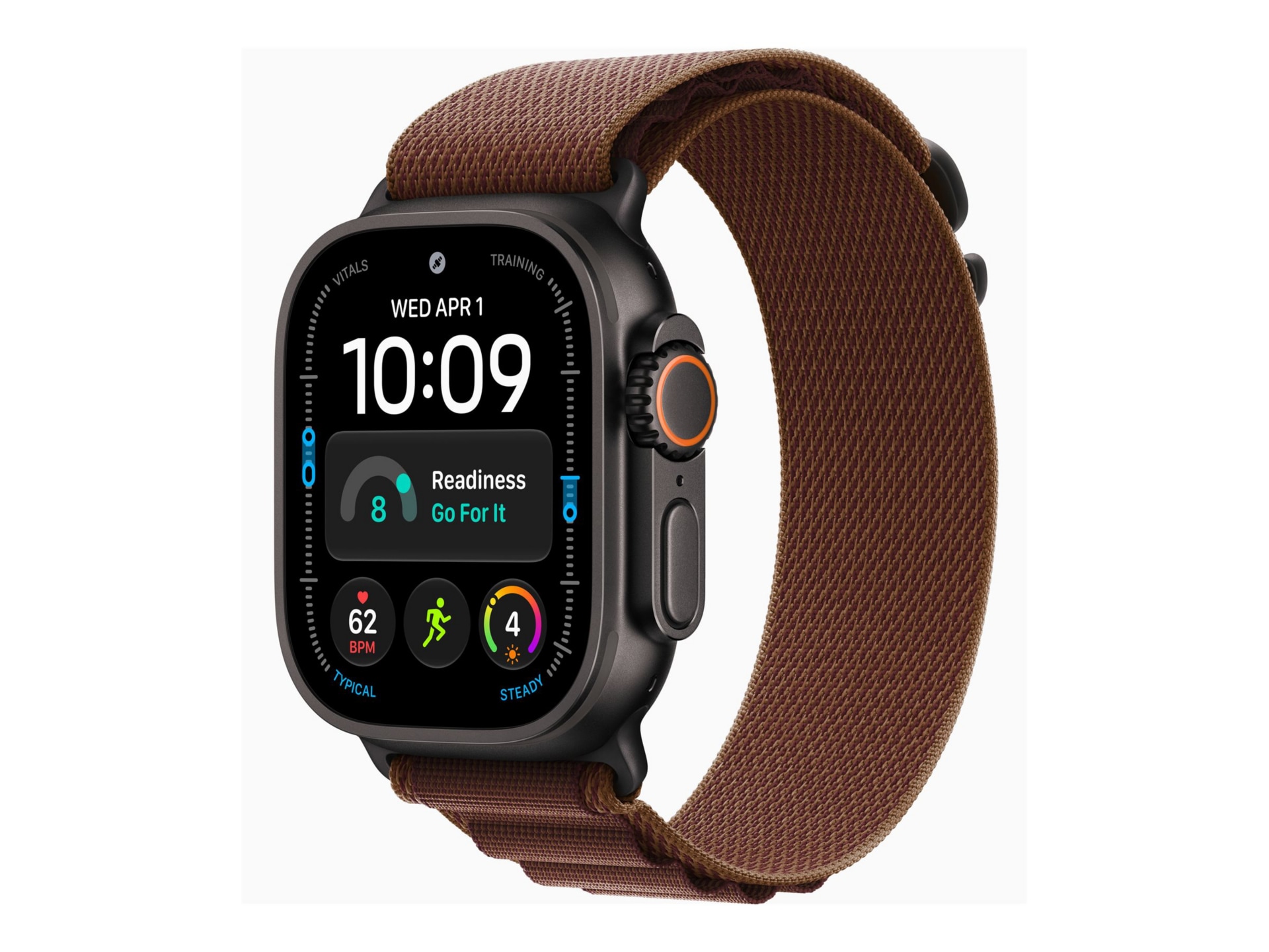 Apple Watch Ultra 4 - GPS + Cellular - 49mm - Black Titanium Case with Burg