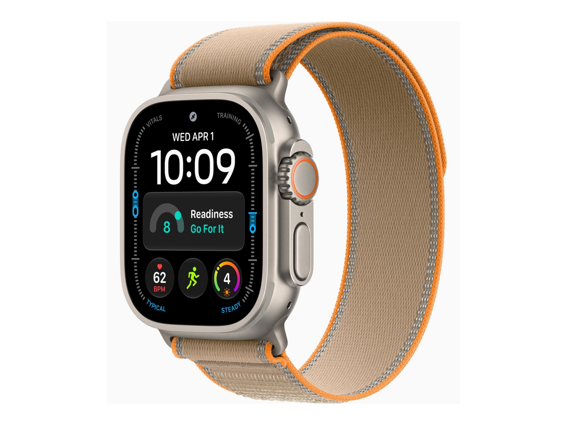 Apple Watch Ultra 4 - GPS + Cellular - 49mm - Natural Titanium Case with Sa