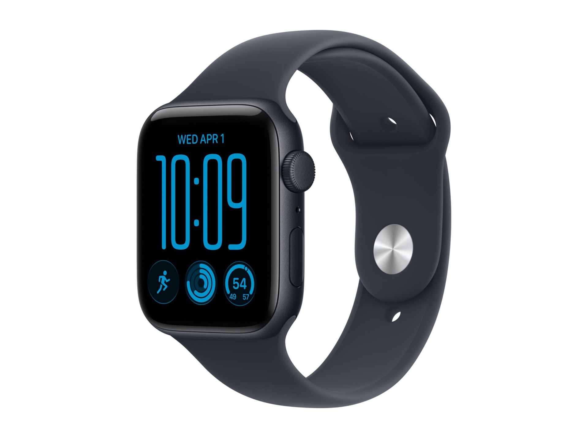 Apple Watch SE 3 - GPS - 44mm - Midnight Aluminum Case with Navy Blue Sport