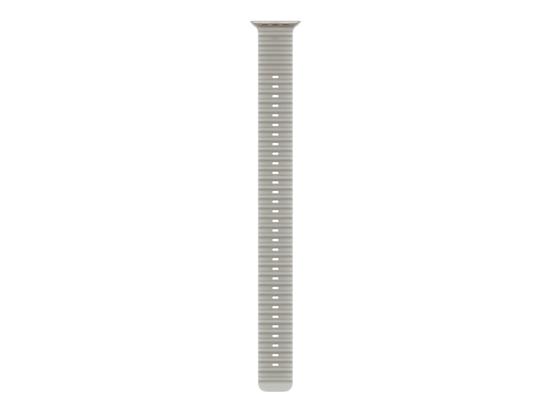 Apple - watch band extension for smart watch - 49 mm, natural titanium fini