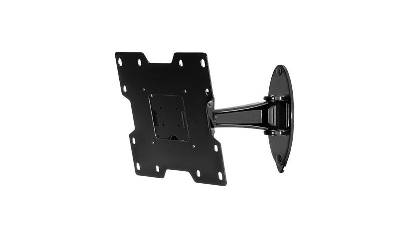 Peerless SmartMount Pivot Wall Arm mounting kit - for LCD TV - black