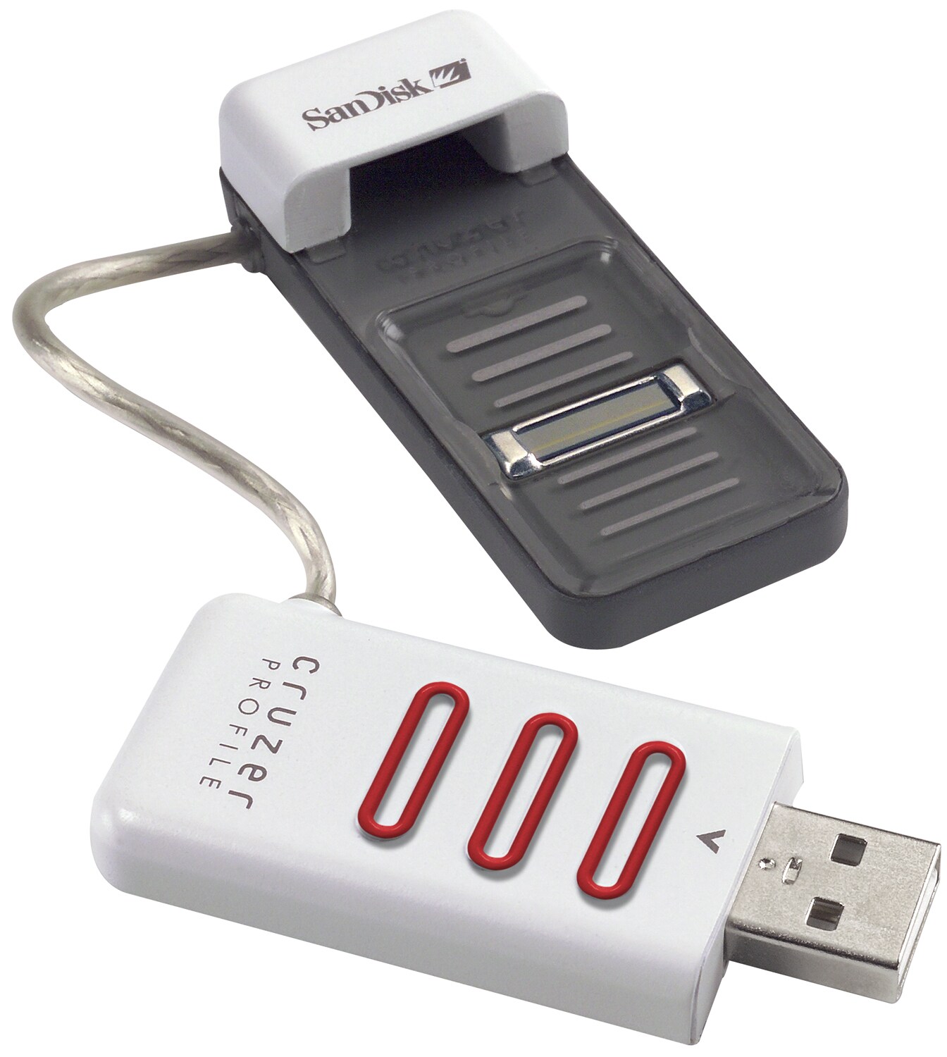 SanDisk Cruzer Profile - USB flash drive (biometric) - 512 MB