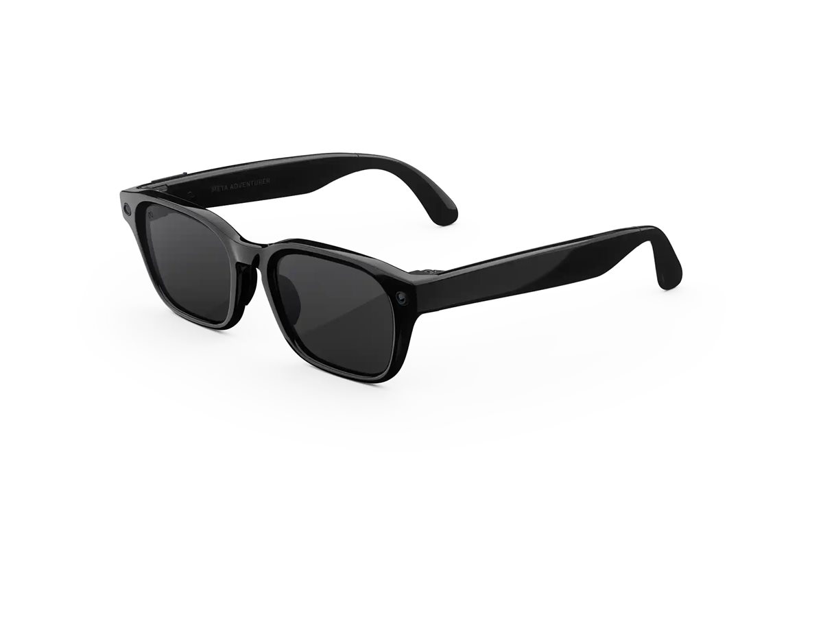 Meta Adventurer smart glasses - 32 GB - classic black, clear/gray