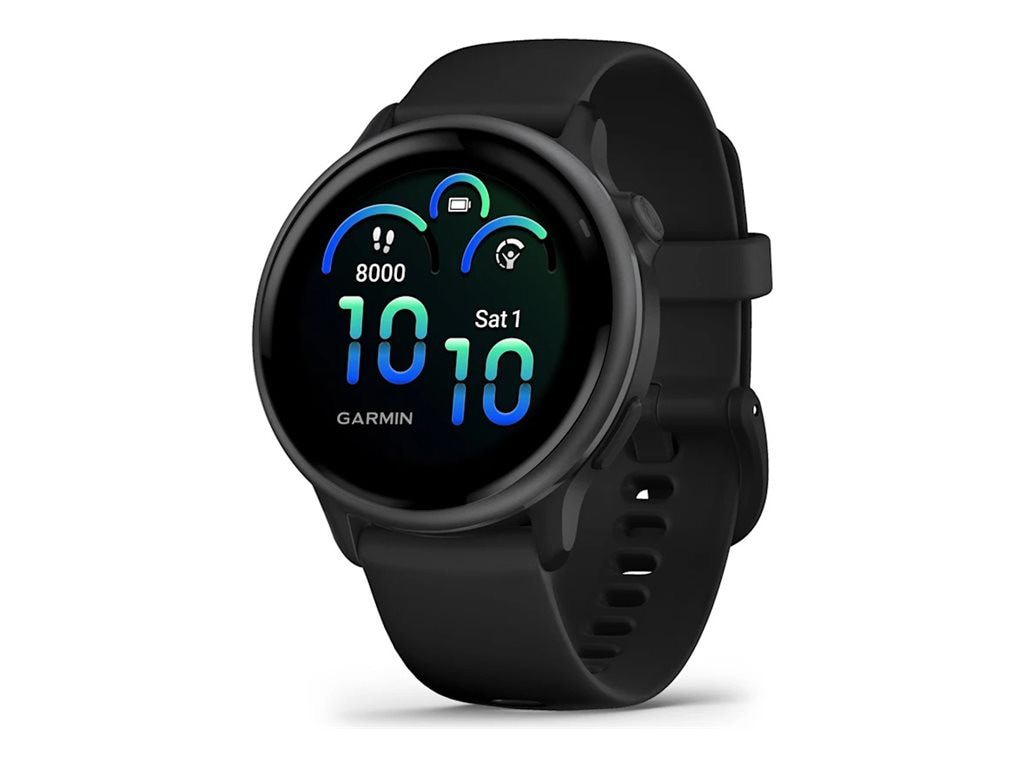 Garmin vívoactive 6 - slate - smart watch with band - black - 8 GB