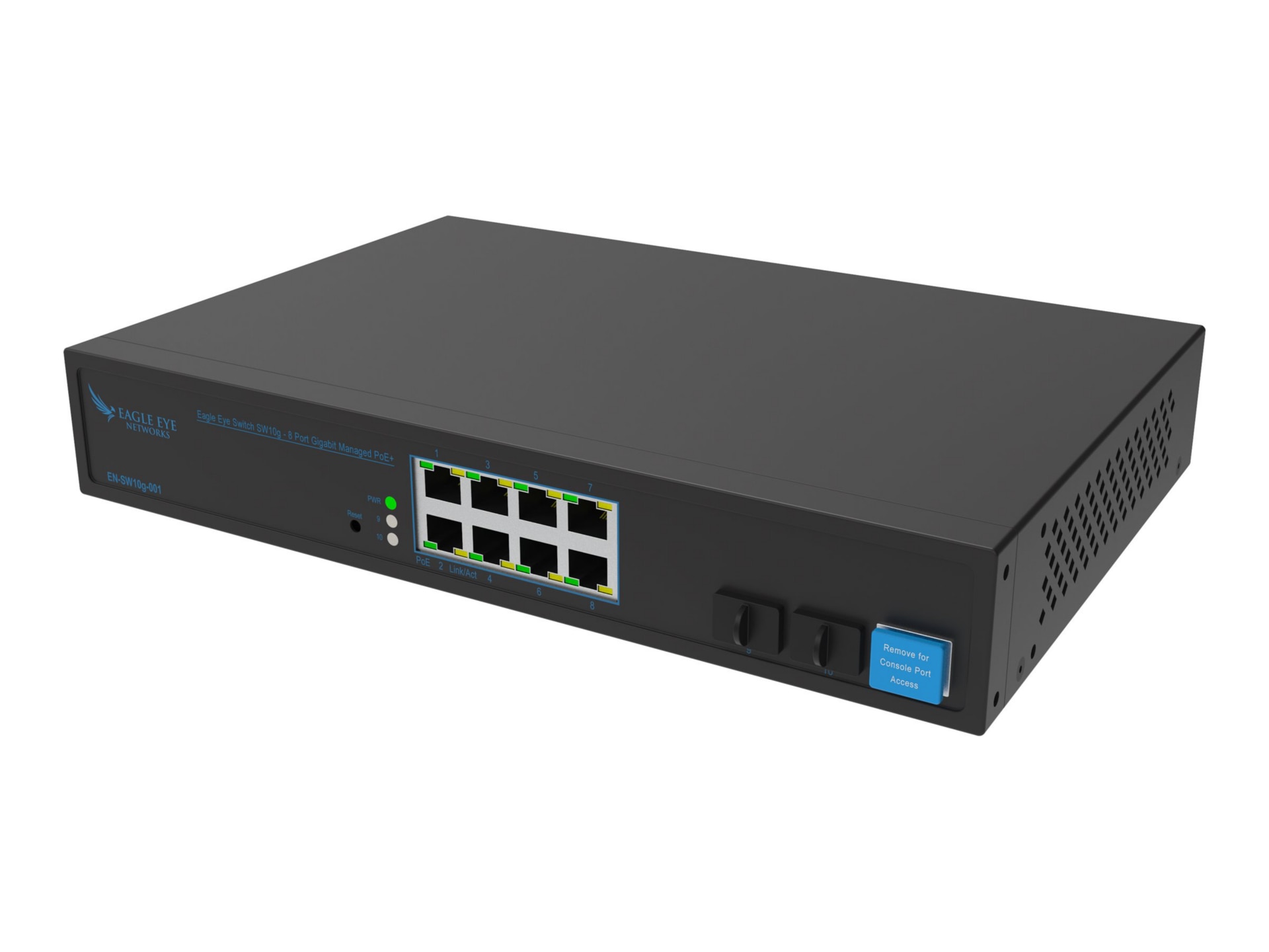 Hanwha Vision SW10G - switch - 8 ports