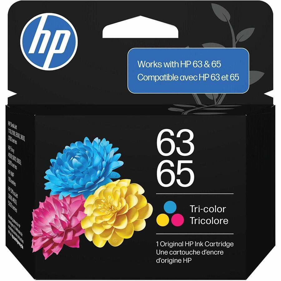 HP 63/65 Original Standard Yield Inkjet Ink Cartridge - Tri-color Pack