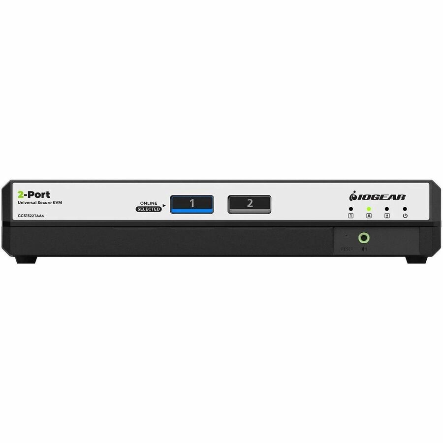 IOGEAR 2-Port Dual View True Universal (DP/HDMI) Secure KVM Switch w/Audio
