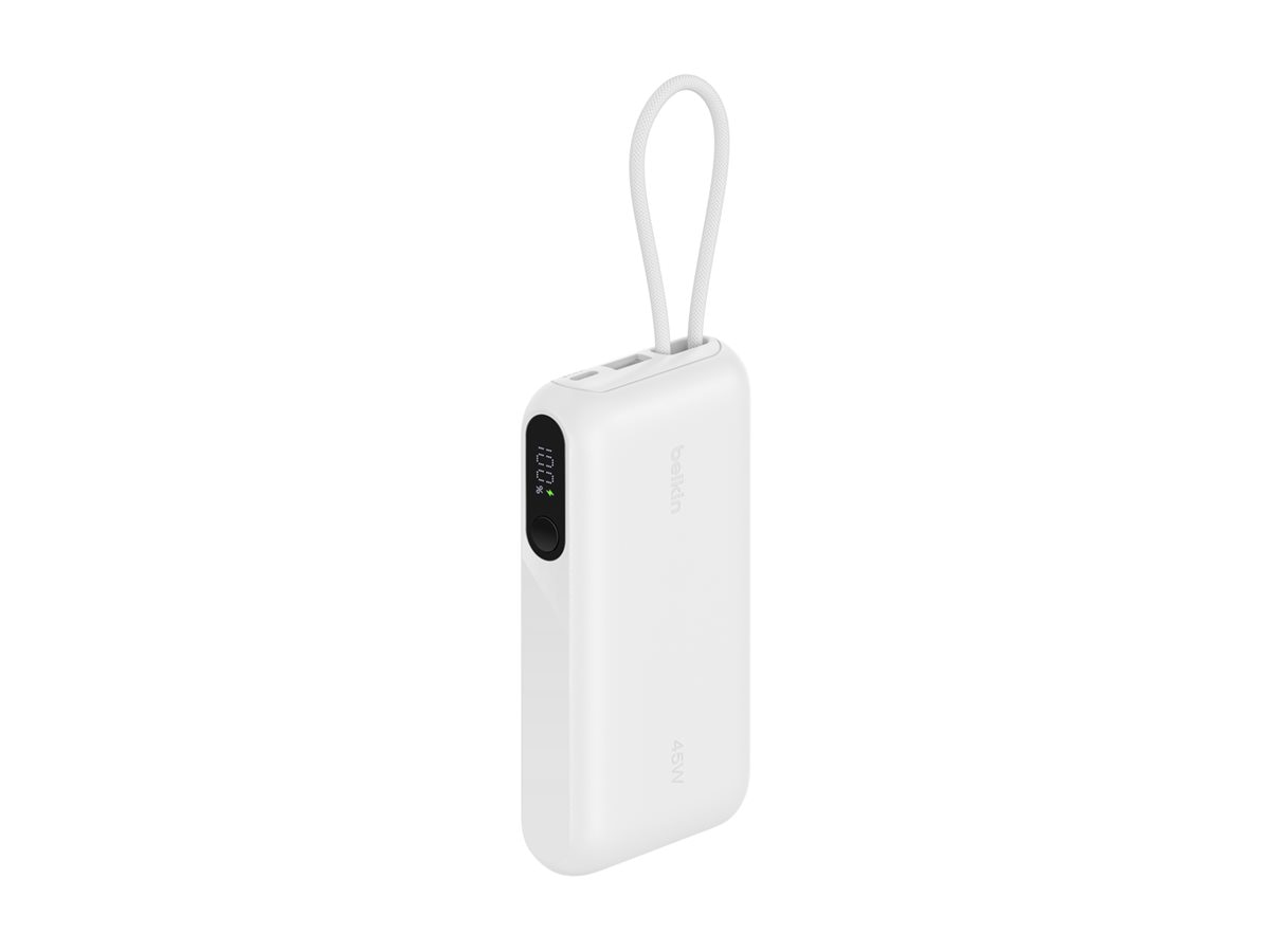 Belkin UltraCharge power bank - with integrated cable and display - 2 x USB