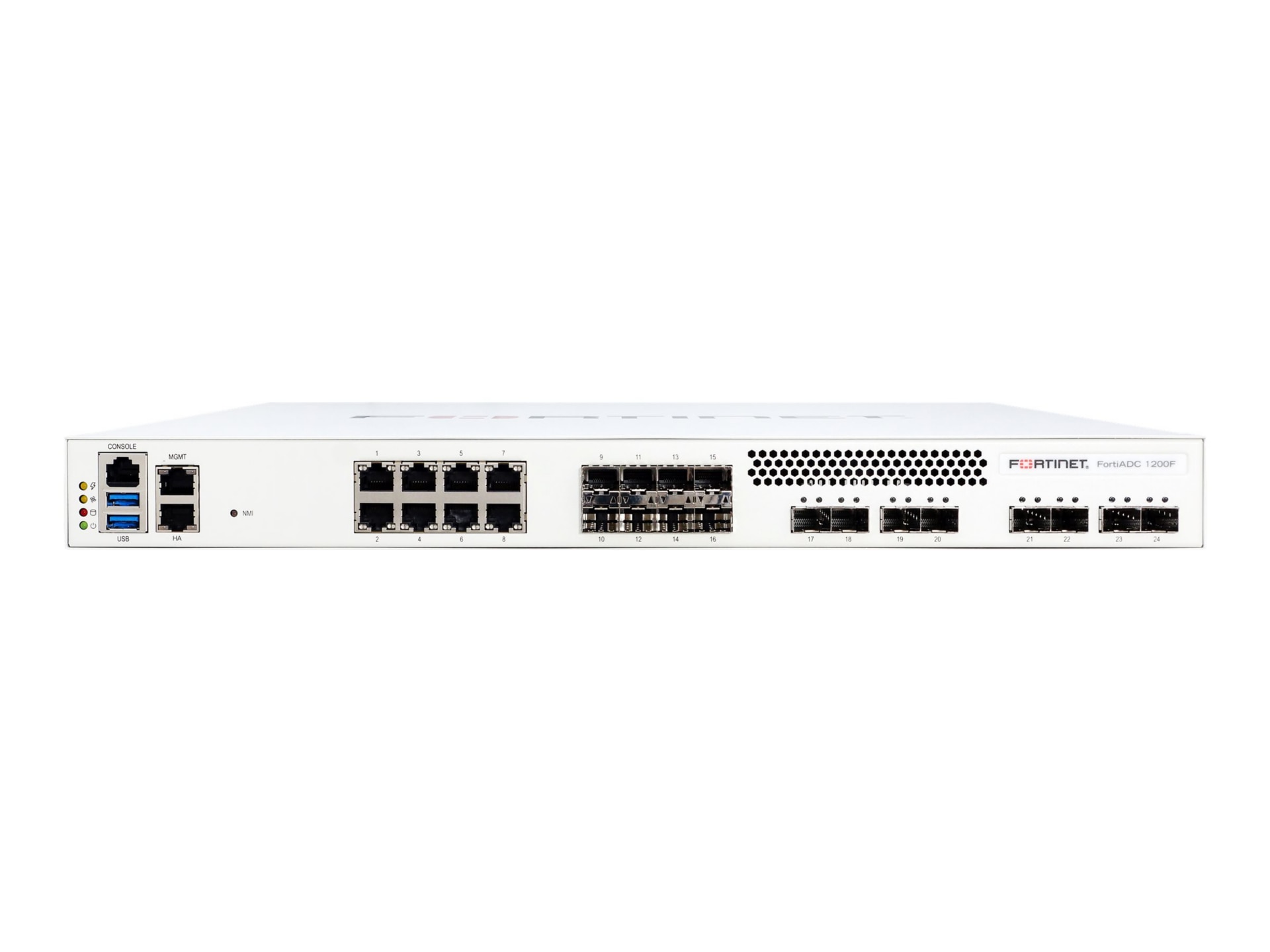 Fortinet FortiADC 1200F-DC - application accelerator - with 3 years FortiCa