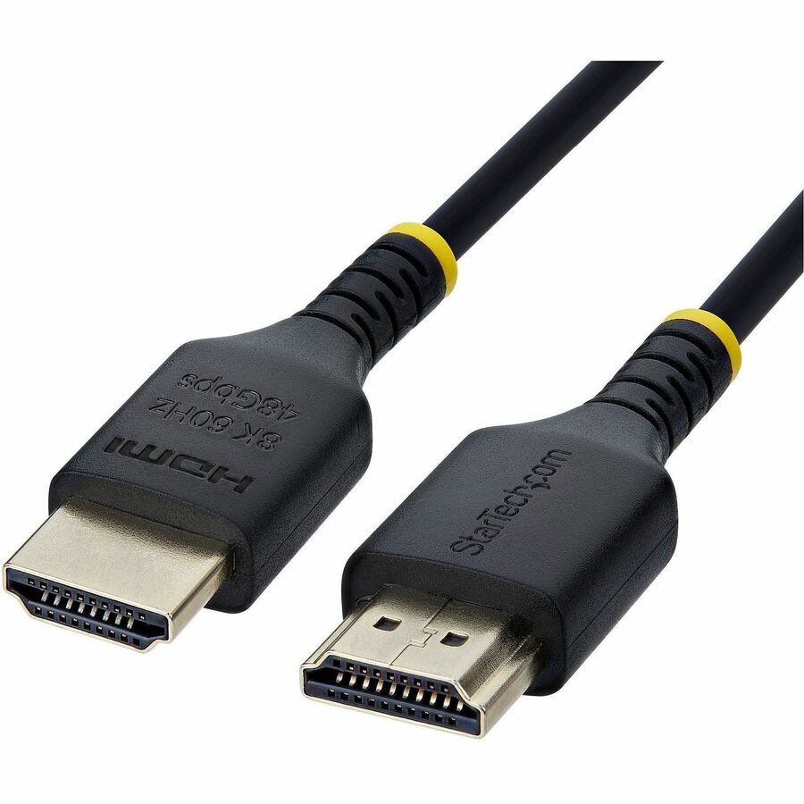 StarTech 50cm (1.6ft) Slim Certified Ultra High Speed HDMI Cable, 8K 60Hz/4