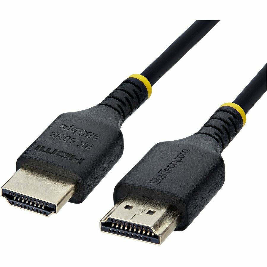 StarTech 3ft (91cm) Slim Certified Ultra High Speed HDMI Cable, 8K 60Hz/4K