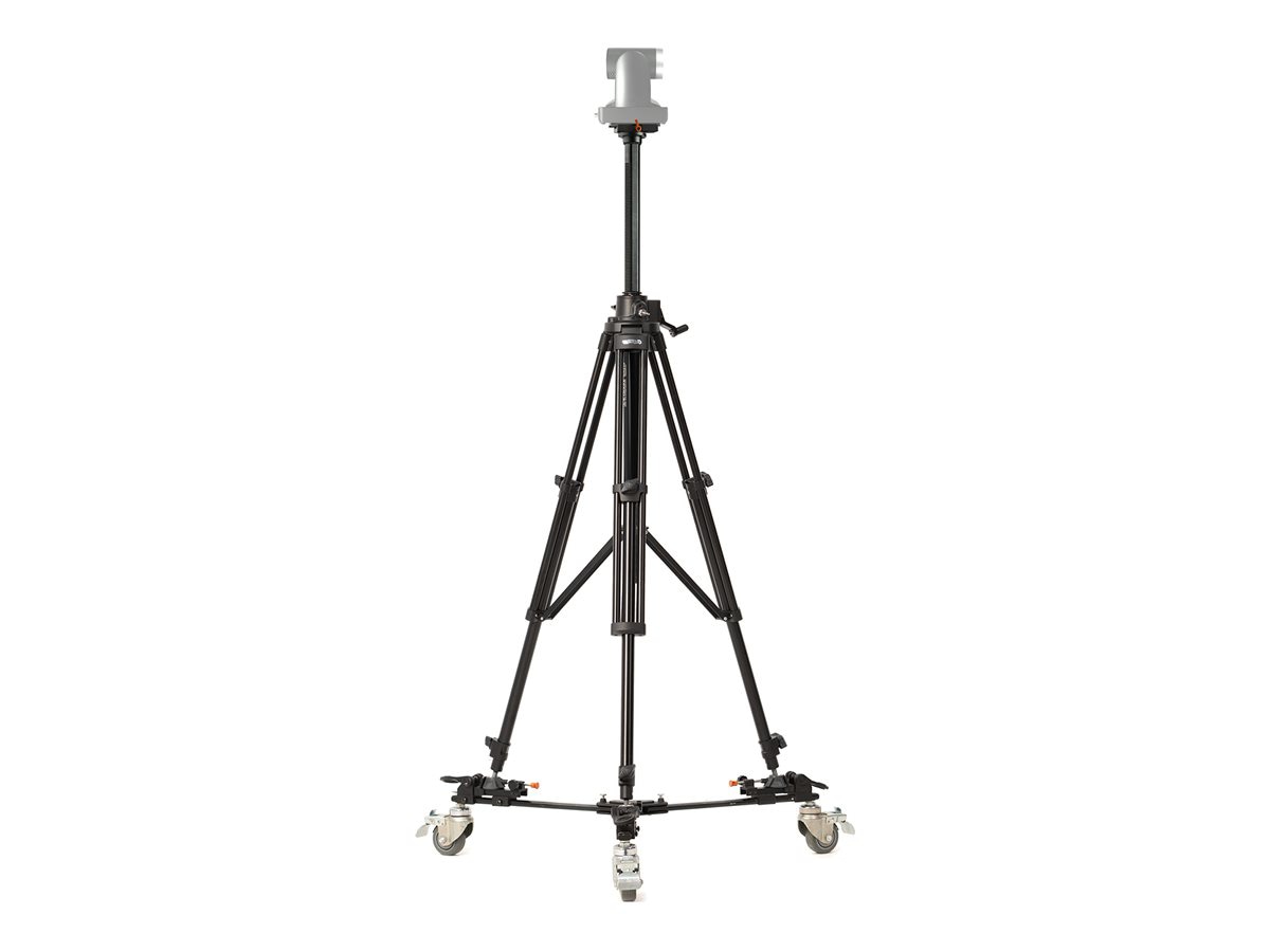 E-Image GA230-PTZ tripod - aluminum, dolly, geared center column