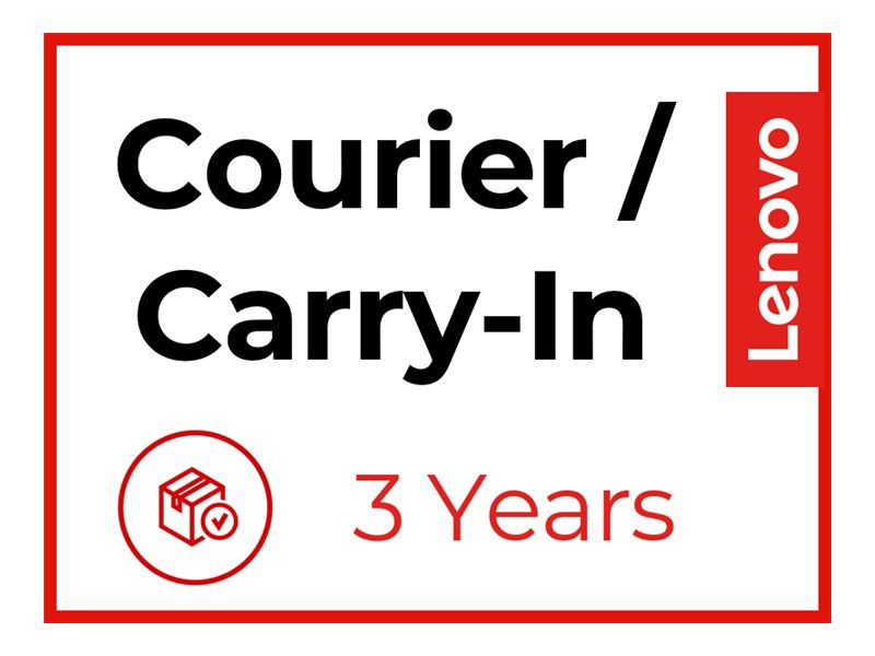 Lenovo Courier/Carry-in Upgrade - extended service agreement - 3 years